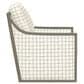 Emerald Home Furnishings Cecily Swivel Accent Chair in Charcoal Windowpane, , large