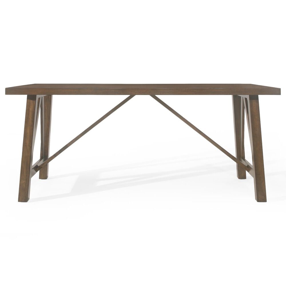 Hearth and Haven Dining Table in Antique Brown - Table Only, , large