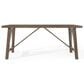 Hearth and Haven Dining Table in Antique Brown - Table Only, , large