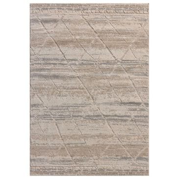 Amber Lewis x Loloi Monty 6"7" x 9"3" Ivory and Natural Area Rug, , large