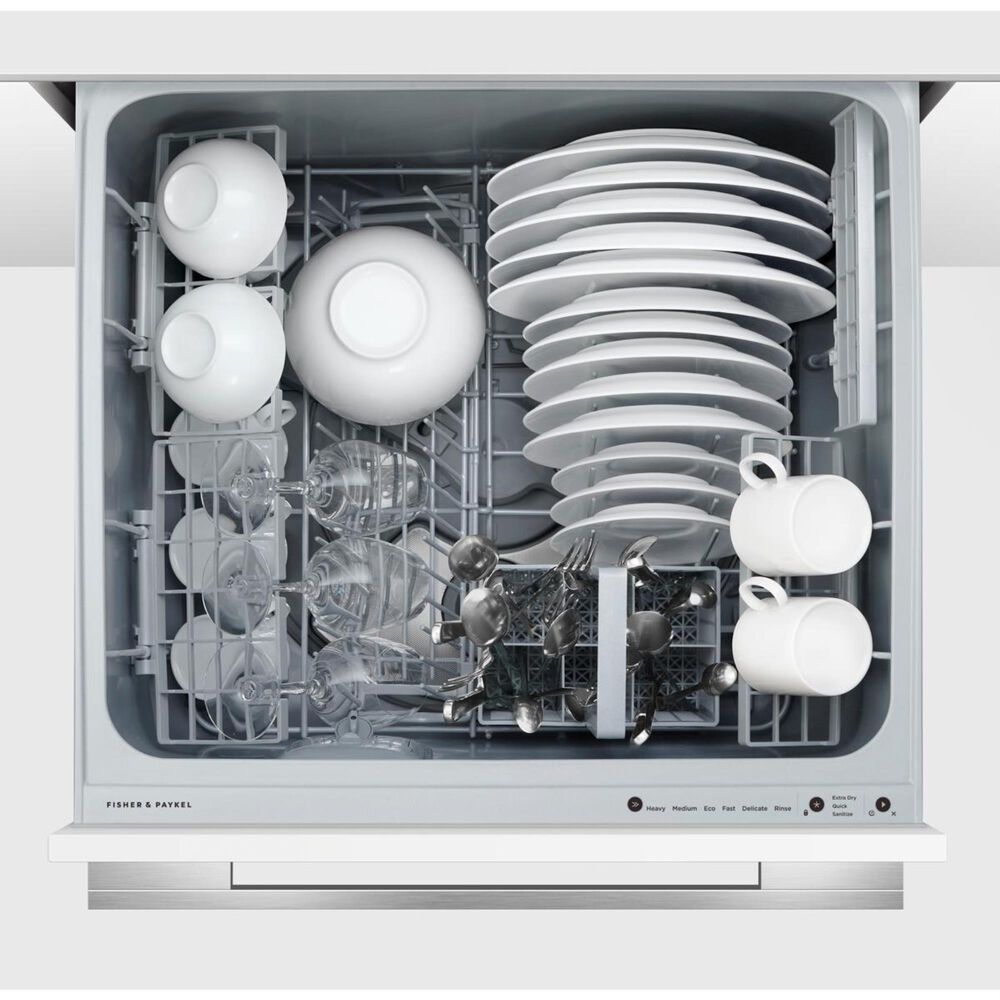 Fisher and Paykel Single DishDrawer Dishwasher with 7 Place Settings and Integrated Panel Ready &#40;Tall&#41;, , large