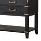 Lexora Home Norwalk 72" Double Bathroom Vanity in Black Oak with White Carrara Marble Top and Rectangular Sinks, , large