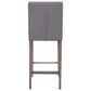 CorLiving Leila 31" Bar Stool in Silver Grey, , large