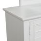 New Heritage Jamestown 5-Piece King Bedroom Set in White Brushed, , large