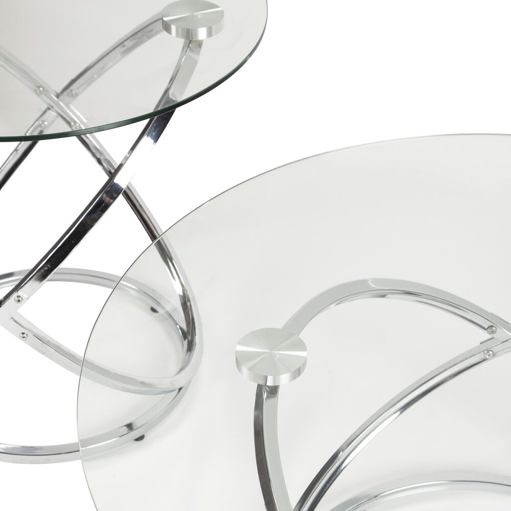 Ashley Hollynyx 3-Piece Occasional Table Set in Chrome, , large