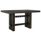 Millenium Burkhaus Counter Table and 6 Stools, , large