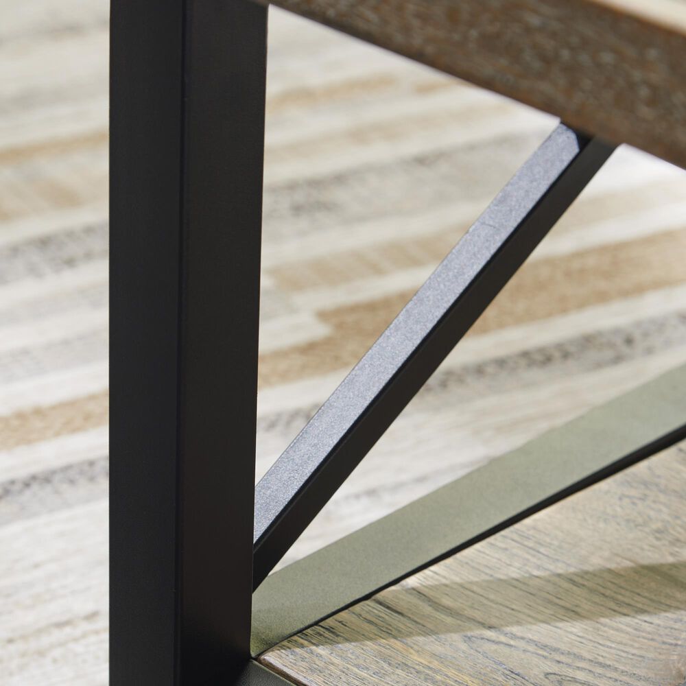 Ashley Bristenfort Rectangular Cocktail Table in Brown and Black, , large