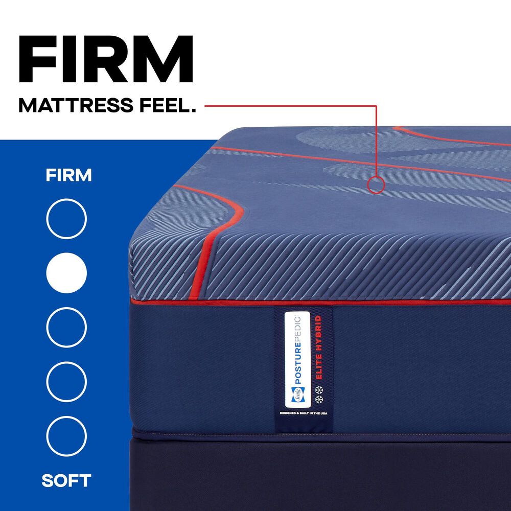 Sealy High Point Firm Hybrid Twin XL Mattress with High Profile Box Spring, , large