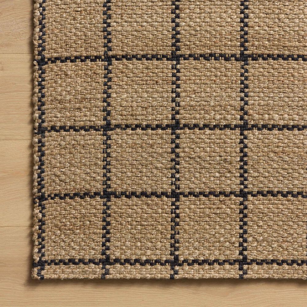 Loloi II Fletcher 3&#39;6&quot; x 5&#39;6&quot; Natural and Black Area Rug, , large