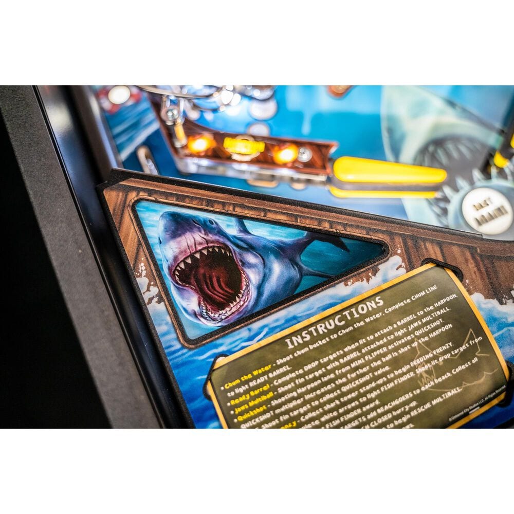 Stern Pinball Jaws Pro Premium Edition Pinball Machine, , large