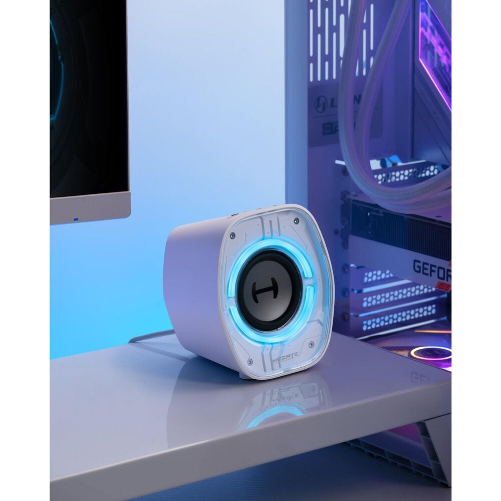 Edifier G1000 II Bluetooth Gaming Speaker System with RGB Lighting Effects in White, , large