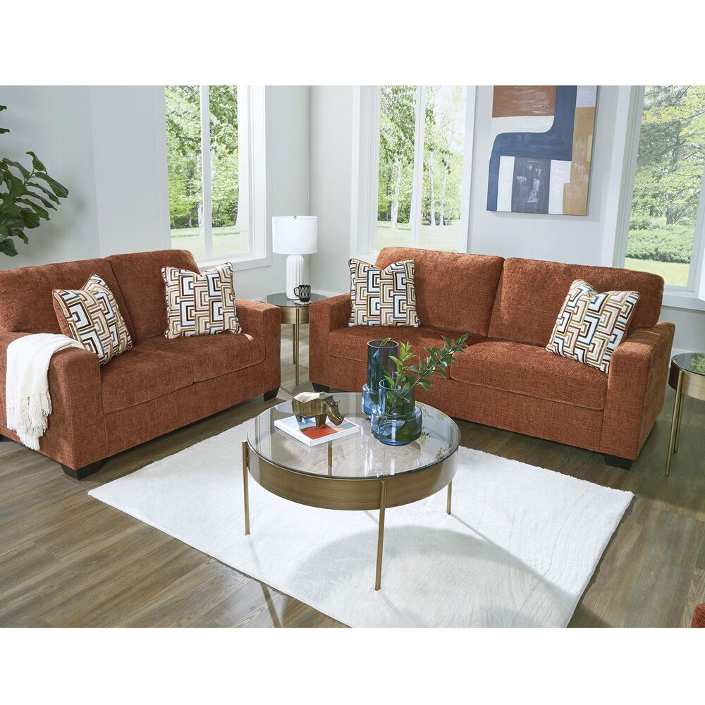 Ashley Aviemore Stationary Sofa in Spice, , large