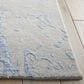 Nourison Silk Shadows 2"3" x 8" Grey and Blue Runner, , large