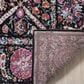 Safavieh Adirondack ADR203Z 3" x 5" Black and Fuchsia Area Rug, , large