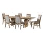 Hawthorne Furniture Landmark Upholstered Side Chair w/Webbed Seat in Weathered Oak, , large