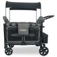 Wonderfold Elite Quad Stroller Wagon in Charcoal Gray, , large