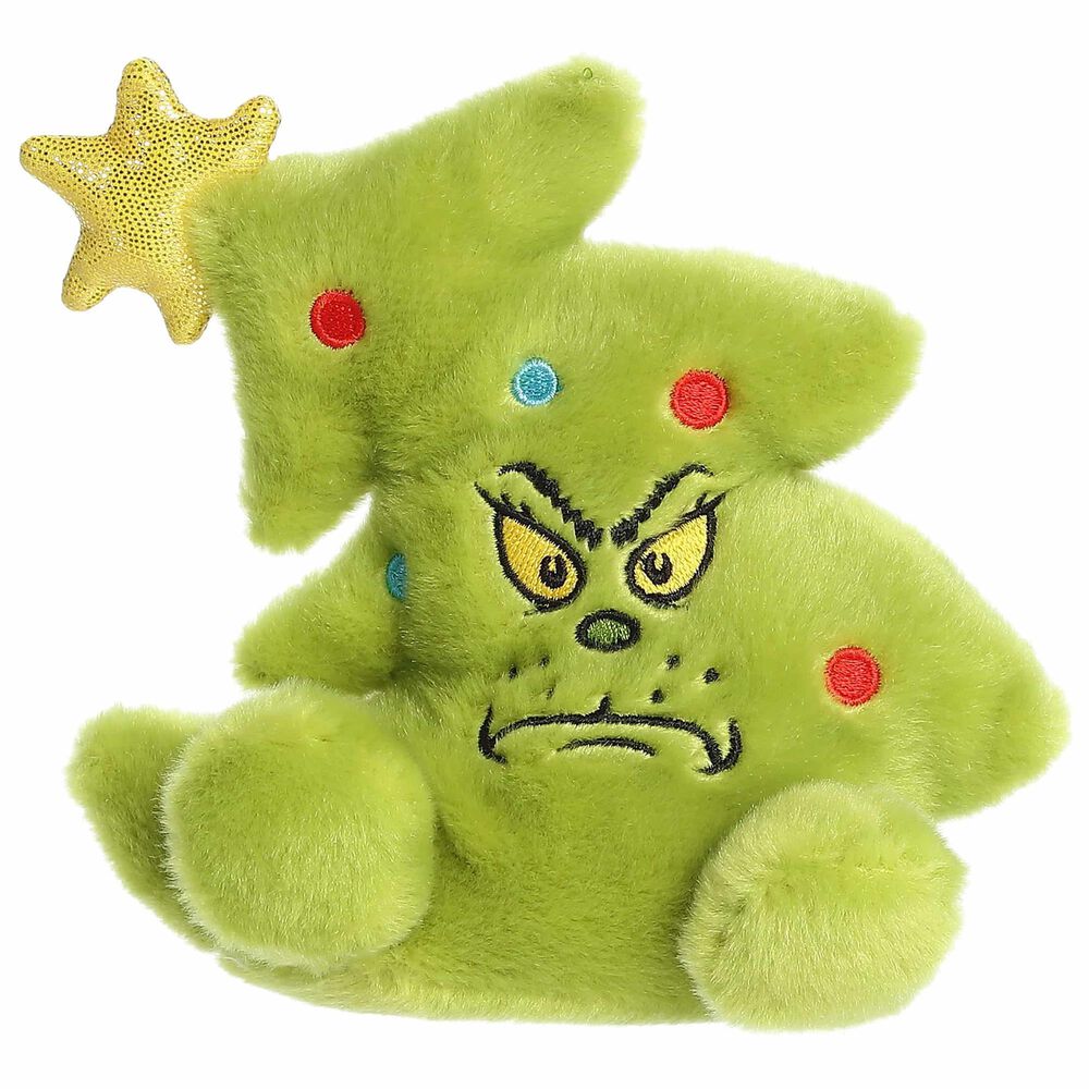 Aurora Palm Pals 5&quot; Grinch Tree Plush in Green, , large
