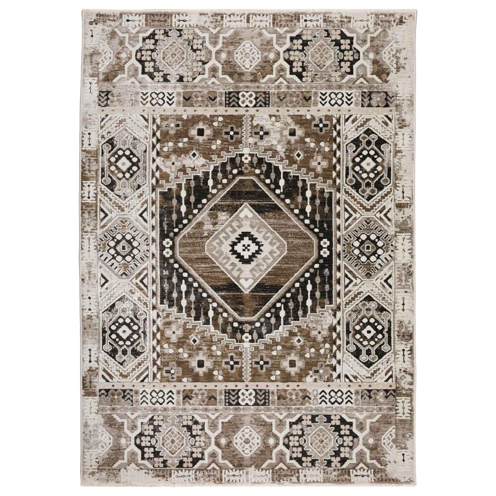 Dalyn Rug Company Izmir IZ5 5"3" x 7"8" Mocha Area Rug, , large