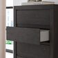Ashley Fraluna 5-Drawer Chest in Dark Charcoal, , large
