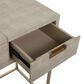 Maple and Jade Vanity Stool and Hidden Mirror in Light Gray and Gold, , large