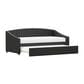 The Monday Company Upholstered Daybed with Trundle in Black, , large