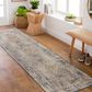 Surya Aspendos 2"7" x 7"3" Black, Charcoal, Cream, Dark Blue, Denim, Gray, Light Beige, Mustard, Taupe and Wheat Runner, , large