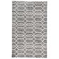 Feizy Belfort Charcoal and Ivory 10" x 14" Area Rug, , large