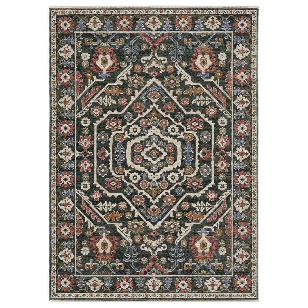 Oriental Weavers Hastings 2"3" x 7"6" Green Runner, , large