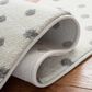 Safavieh Carousel 3" Square Ivory, Grey and Pink Kids  Area Rug, , large