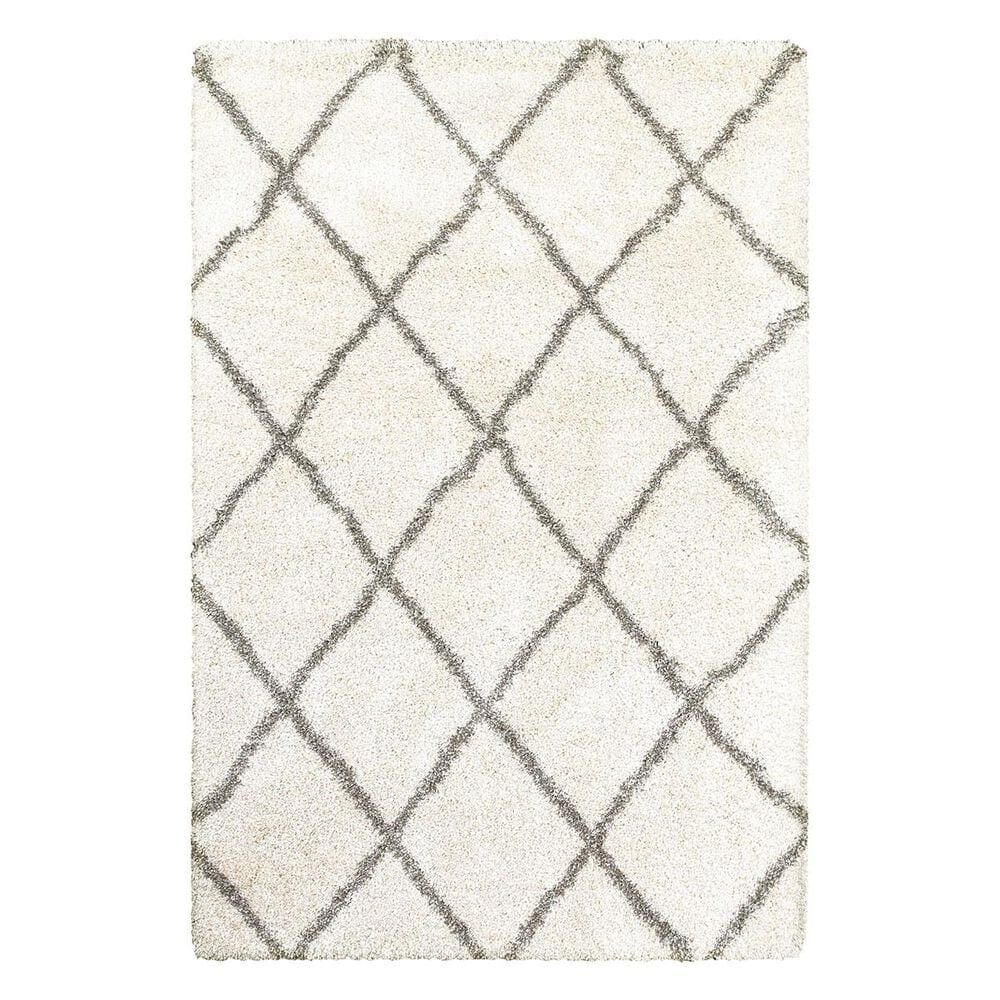 Oriental Weavers Henderson 90W 7"10" x 10"10" Ivory/Grey Area Rug, , large
