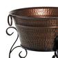 Maple and Jade Rustic Wine Holder in Copper, , large
