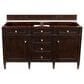 James Martin Vanities Brittany 60" Double Bathroom Vanity in Burnished Mahogany with 3 cm Ethereal Noctis Quartz Top, , large