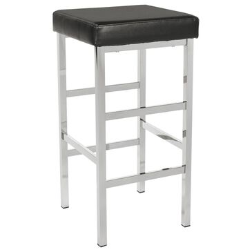OSP Home Backless 30" Counter Height Bar Stool in Black, , large