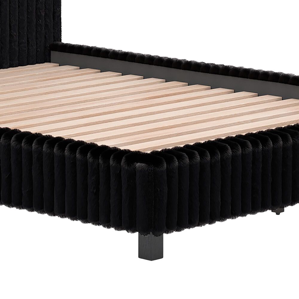 Ashley Zuraleus Queen Upholstered Platform Bed in Black, , large