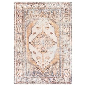 Surya Amelie AML-2312 2" x 2"11" Camel, Wheat, Ivory, Saffron, Orange and Blue Area Rug, , large