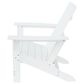 Hearth and Haven Encino Outdoor Plastic Adirondack Chair in White, , large