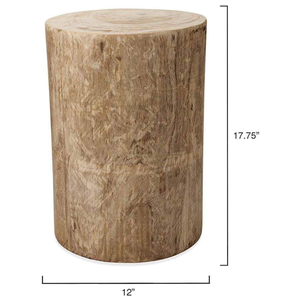 Splendor Living Agave Side Table in Brown, , large