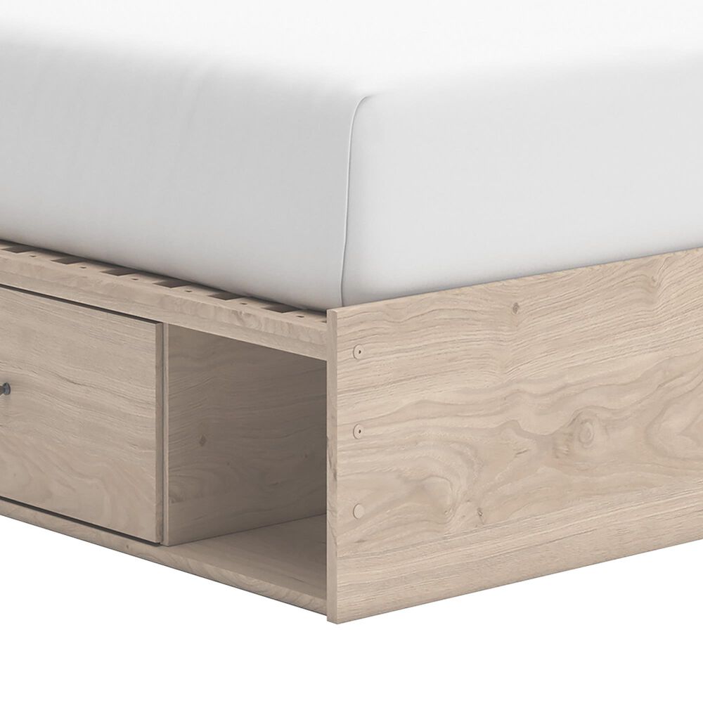 Ashley Arloster Twin  Platform Bed in Tan, , large