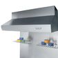 Wolf Appliances 42" x 38" Backsplash with 2 Warming Racks in Stainless Steel, , large