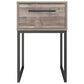 Ashley Neilsville 1-Drawer Nightstand in Whitewash and Dark Brown, , large