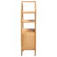 Baxton Studio Noreen 2-Door Cabinet with Hutch in Light Honey, , large