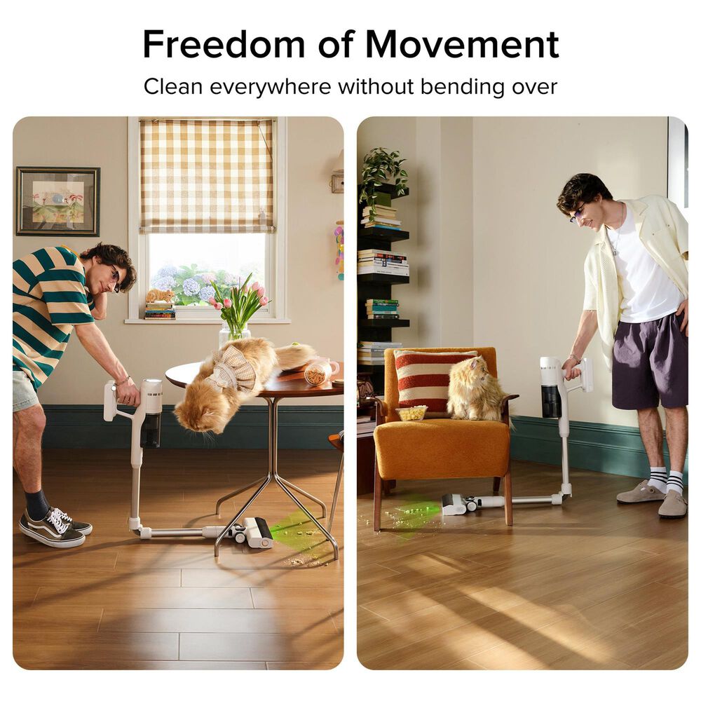 Roborock H60 Cordless Stick Vacuum Cleaner in White, , large