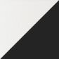 Vaxcel Burnaby 4-Light Semi-Flush Mount with White Linen Shade in Black, , large