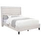 Pacific Landing Leslie Queen Upholstered Platform Bed in Beige, , large