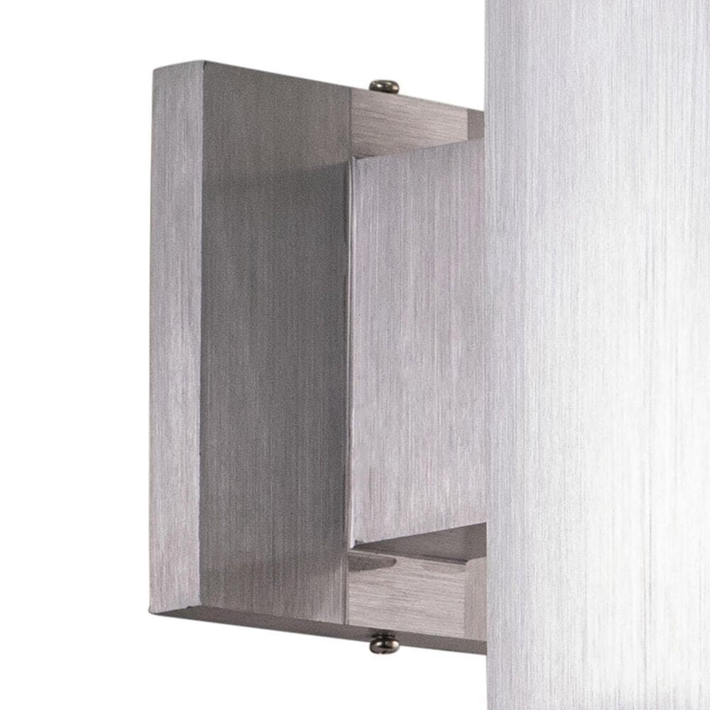 Vaxcel Chiasso 1-Light Outdoor Wall Sconce in Satin Aluminum, , large