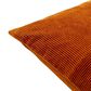 Surya Corduroy Quarters 20" x 20" Throw Pillow in Brick Red, , large
