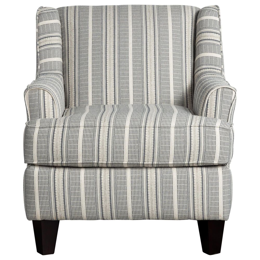 Xenia Contemporary Accent Chair in Farmhouse Indigo, , large