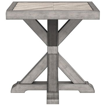 Firefly Beachcroft Square End Table in Silver, , large
