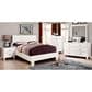 Furniture of America Tucker Queen Upholstered Bed in White, , large