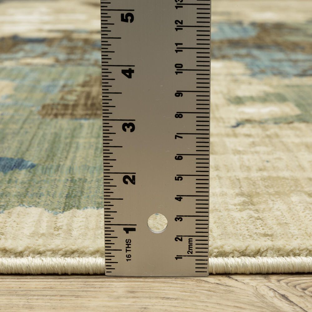 Oriental Weavers Reed 2&#39;3&quot; x 7&#39;6&quot; Beige and Multicolor Runner, , large